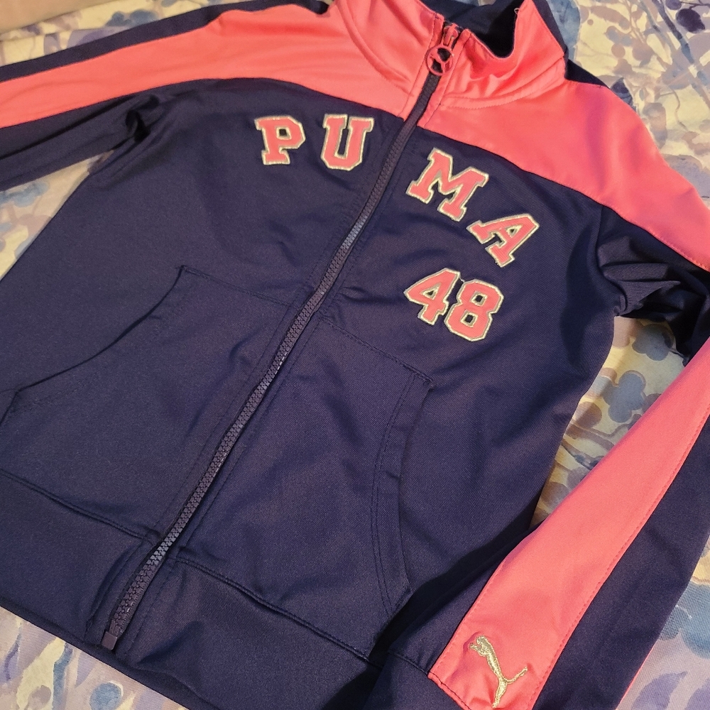 Girls Puma Warmup Set
